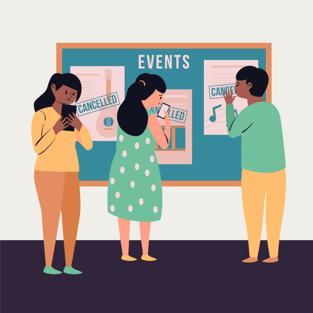 event organizer managing attendees